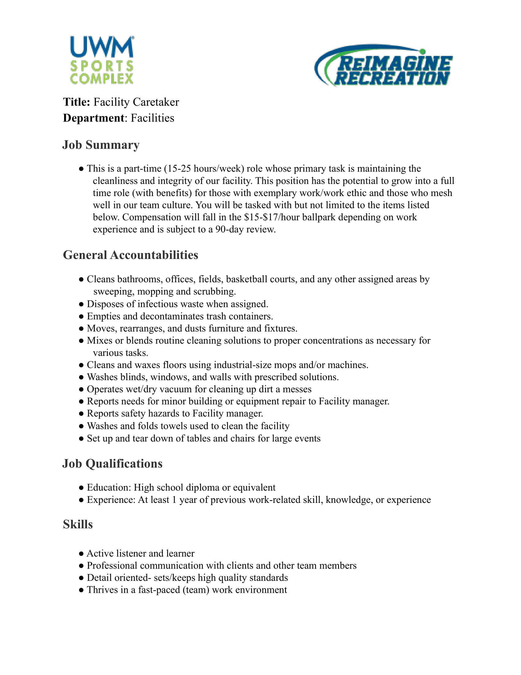 Facility Caretaker Job Description Final-1